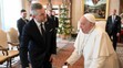 Prezident sa rozpráva s pápežom