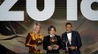 Víťazi Zlatej lopty Ada Hegerberg a Luka Modrič, Kylian Mbappé získal cenu ako najlepší hráč do 21 rokov (Trophée Kopa). 