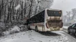 Dopravná nehoda autobusu na Slanci