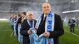 Ciro Immobile z Lazia Rím oslavuje gól proti AS Rím.