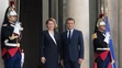 Emanuel Macron privítal v Elyzejskom paláci Zuzanu Čaputovú (24.7.2019)