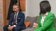 Jana Bittó Cigániková a Matúš Šutaj Eštok pred nakrúcaním relácie.