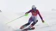 Slovenská lyžiarka Petra Vlhová v 1. kole slalomu na ZOH 2022.