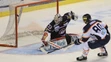 Tomáš Hrnka (HC Košice) premiňa na víťazný gól trestné strieľanie proti Banskej Bystrici.