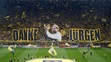 Priaznivci Borussie Dortmund ďakujú trénerovi Jürgenovi Kloppovi