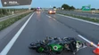 Nešťastný pád mladého motorkára
