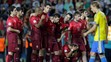 Smutní portugalskí hráči po prehre so Švédskom na ME 21.