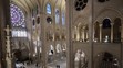 Na snímke interiér zrekonštruovanej parížskej katedrály Notre- Dame.