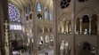 Na snímke interiér zrekonštruovanej parížskej katedrály Notre- Dame.