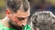 Gianluigi Donnarumma utrpel krvavé zranenie tváre.