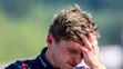 Frustrovaný Holanďan Max Verstappen.