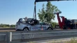 Nehoda policajného auta na D1.