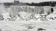 Zamrznuté Niagarské vodopády