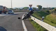 Tragická nehoda motorkára.