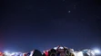 Bivouac na Rely Dakar v noci