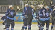 Radosť nitrianských hokejistov po postupe do finále hokejovej Tipsport ligy.
