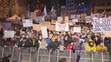 Protivládny protest v Bratislave.
