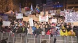 Protivládny protest v Bratislave.