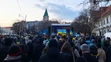 Zhromaždenie Mier Ukrajine.