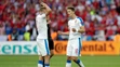 Strelci oboch českých gólov Milan Škoda (vpravo) a Tomáš Necid.