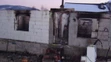 Dom po požiari.