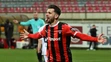 Trnavčan Michal Ďuriš sa raduje po strelení gólu v 15. kole Niké ligy v Podbrezovej.