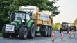 Protestná jazda farmárov z Michaloviec do Bratislavy za lepšie podmienky v poľnohospodárstve.