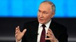 Vladimir Putin na každoročnej tlačovej konferencii