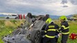 Dopravná nehoda na ceste I/65 medzi obcami Ďanová a Príbovce (3)