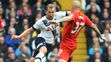Harry Kane (Tottenham) a Martin Škrtel (Liverpool).