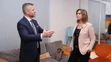 Veronika Remišová a Peter Pellegrini v relácii Na telo.