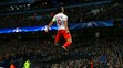 Kapitán Monaca Falcao oslavuje svoj gól do siete ManCity v osemfinále LM.