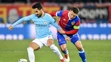Raheem Sterling (vľavo) a jeho spoluhráč z ManCity Ilkay Gundogan sa tešia z gólu v prvom osemfinále LM v Bazileji.