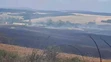 Požiar na poli neďaleko kúpaliska Margita-Ilona.
