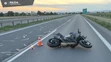 Nešťastný pád mladého motorkára