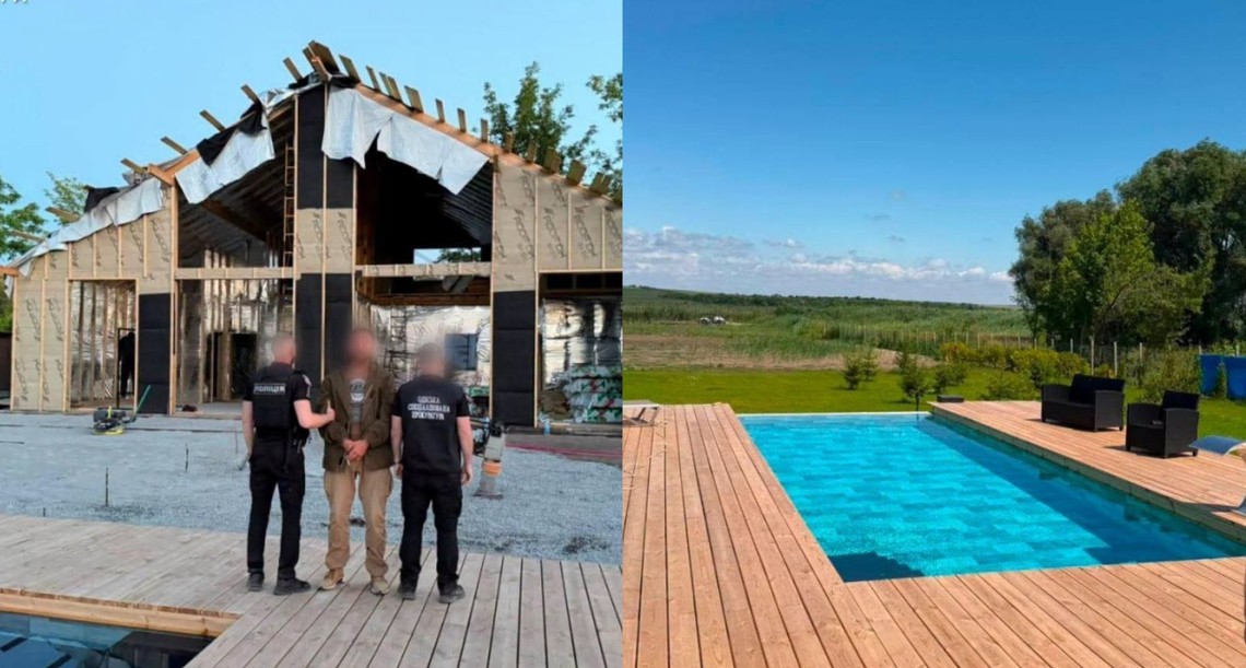 FOTO: Veľký škandál na Ukrajine. Namiesto plnenia bojových úloh stavalo 83 vojakov majorovi vilu s bazénom