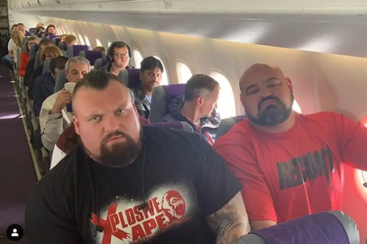 Eddie Hall a Brian Shaw.