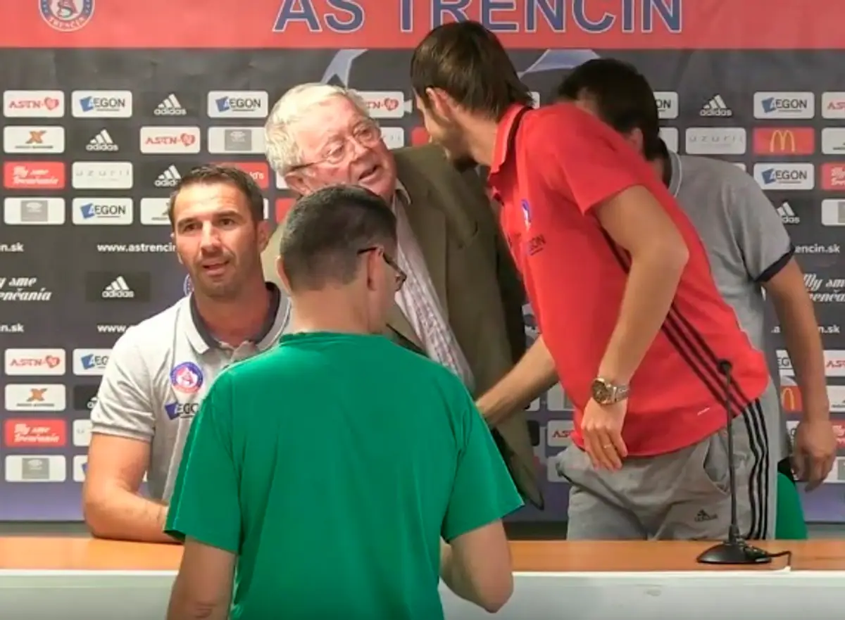 Tlačová beseda klubu AS Trenčín nedopadla najlepšie