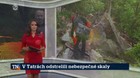V Tatrách odstrelili nebezpečné skaly