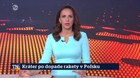 Kráter po dopade rakety v Poľsku