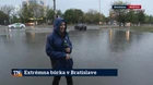 Extrémna búrka v Bratislave
