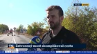 Zatvorený most skomplikoval cestu
