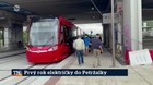 Prvý rok električky do Petržalky