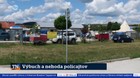 Výbuch a nehoda policajtov