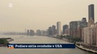 Požiare ničia ovzdušie v USA