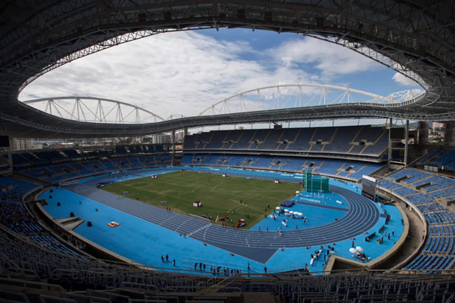 Atletický olympijský štadión v Rio de Janeiro.