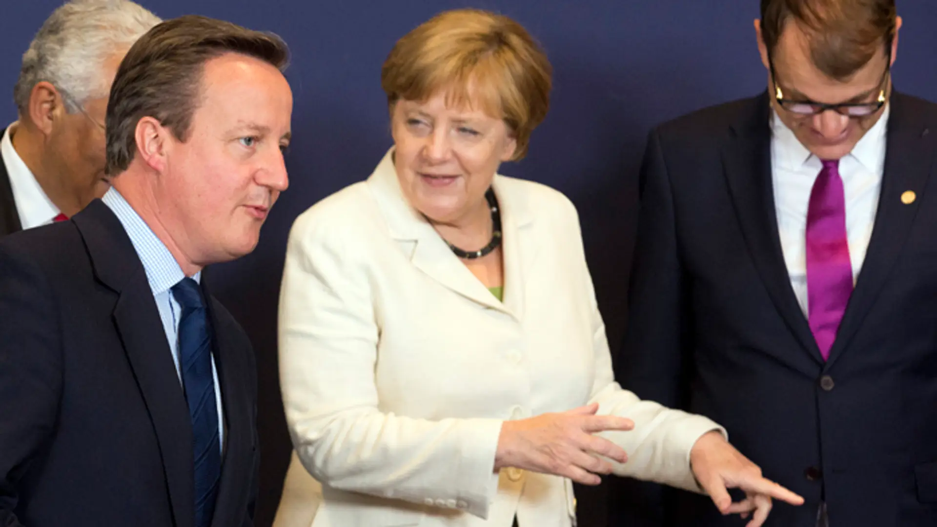 David Cameron a Angela Merkelová.