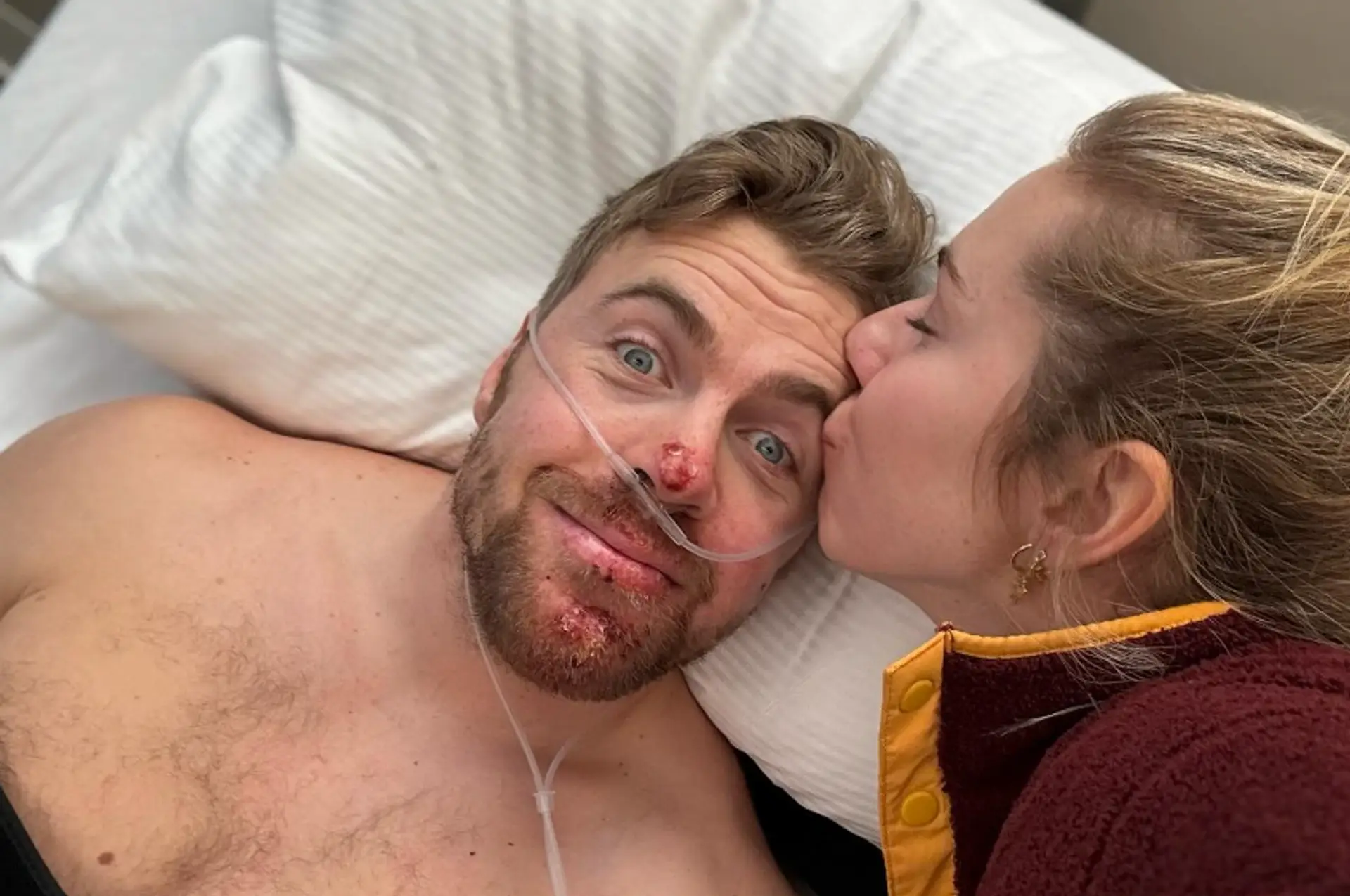 Aleksander Aamodt Kilde a Mikaela Shiffrinová.