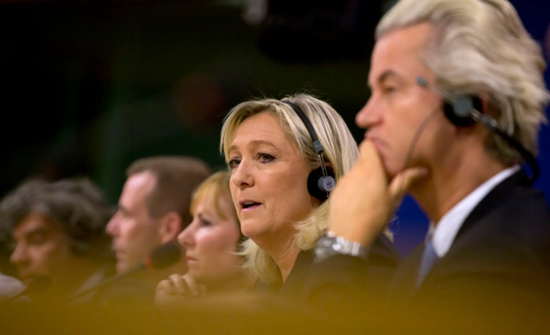 Francúzska europoslankyňa a šéfka Národného frontu Marine Le Penová.