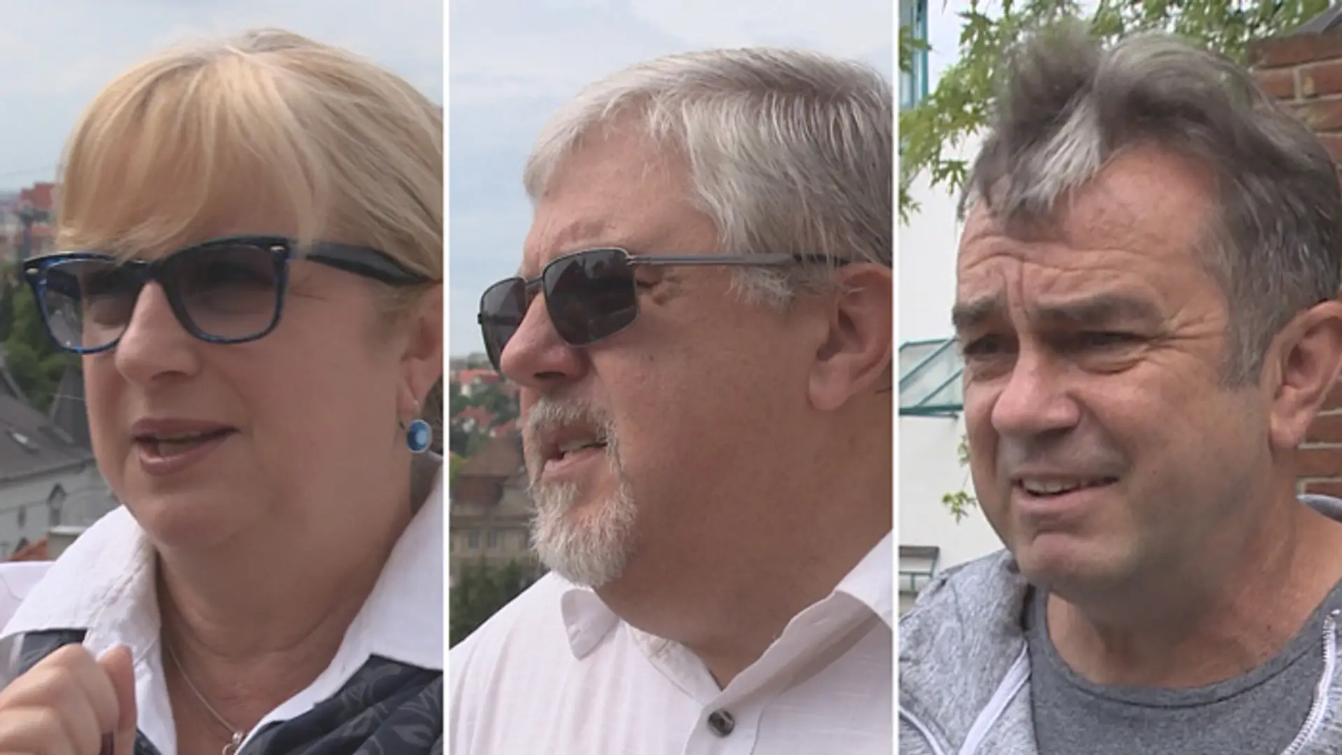 Humoristi Elena Vacvalová, Oliver Andrásy a Jožo Pročko.